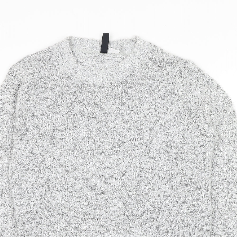 Womens UK Size XS Divided by H&M Grey Pullover Jumper