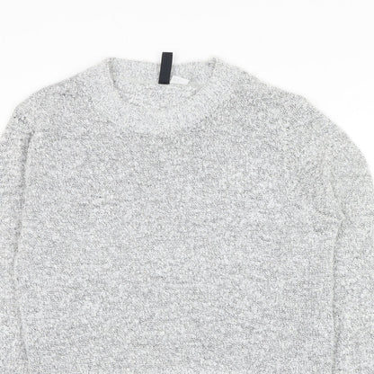 Womens UK Size XS Divided by H&M Grey Pullover Jumper