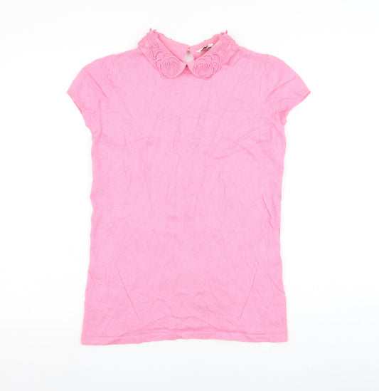 Womens UK Size 10 Warehouse Pink Pullover Jumper
