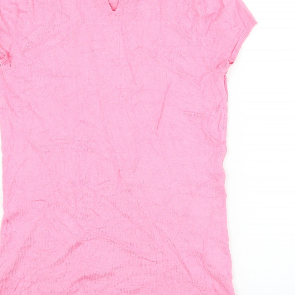 Womens UK Size 10 Warehouse Pink Pullover Jumper
