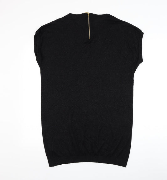 Womens UK Size 12 Dorothy Perkins Black Pullover Jumper