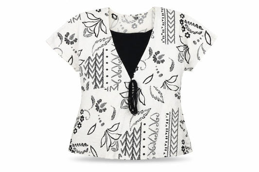 Womens UK Size S Saloos White Basic Blouse