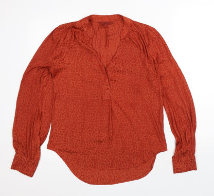 Womens UK Size 6 NEXT Red Basic Blouse