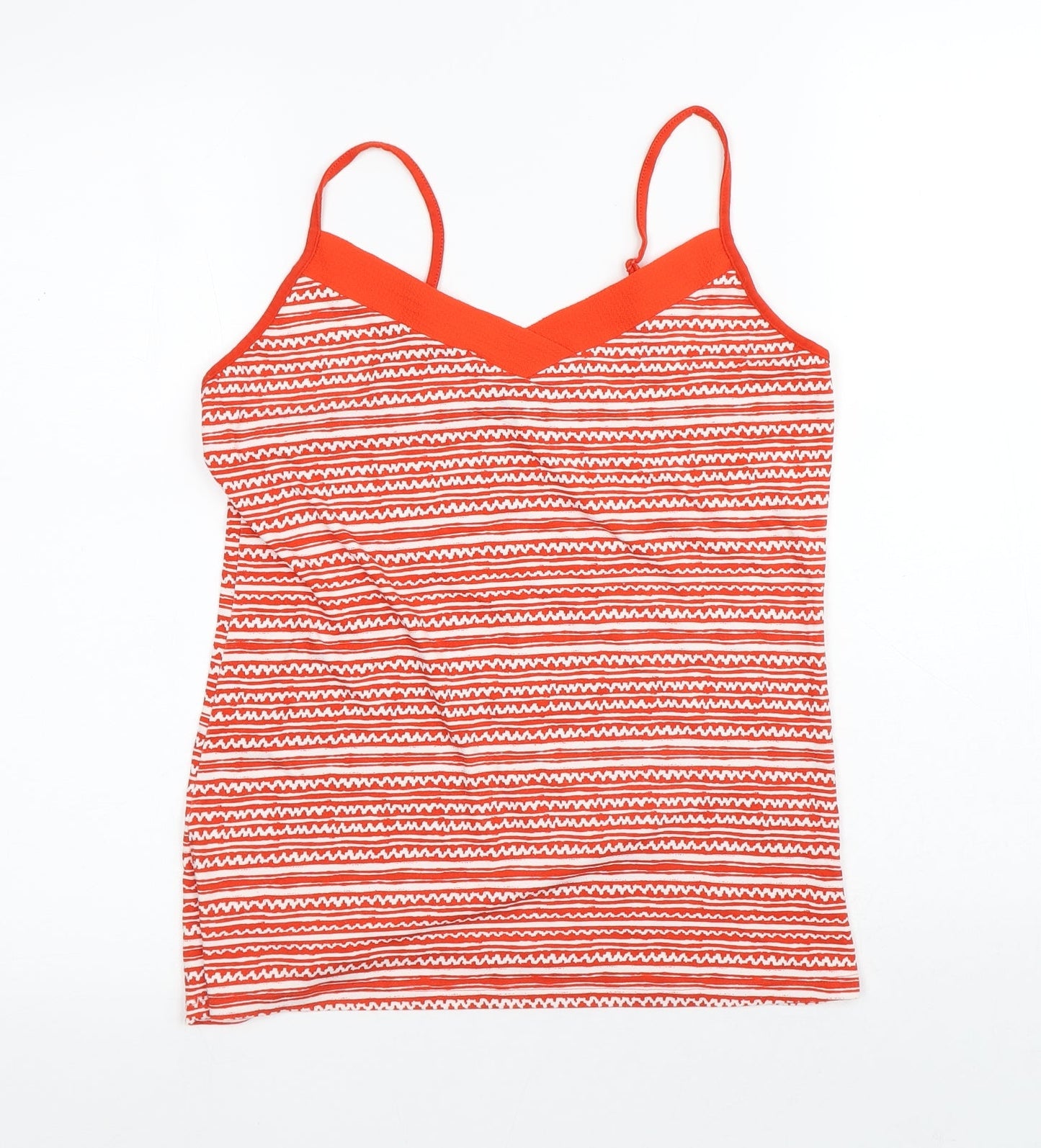 Womens UK Size M Dunnes Stores Red Basic Tank