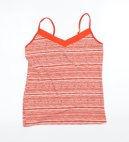 Womens UK Size M Dunnes Stores Red Basic Tank