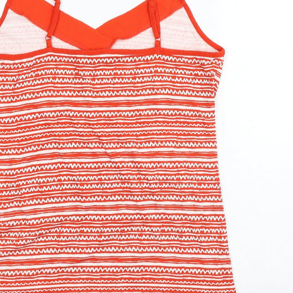 Womens UK Size M Dunnes Stores Red Basic Tank