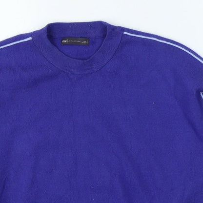 Womens UK Size L Marks and Spencer Purple Pullover Jumper