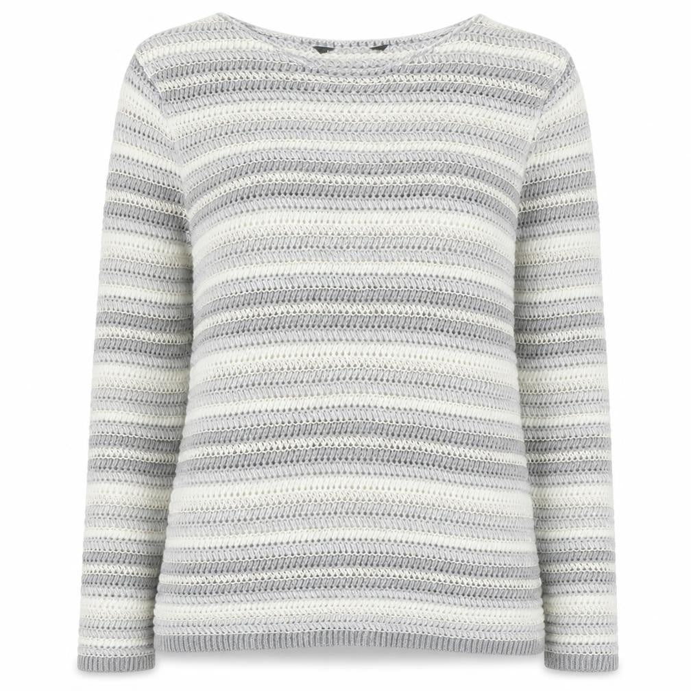 Womens UK Size 14 Preworn Grey Pullover Jumper