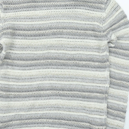 Womens UK Size 14 Preworn Grey Pullover Jumper