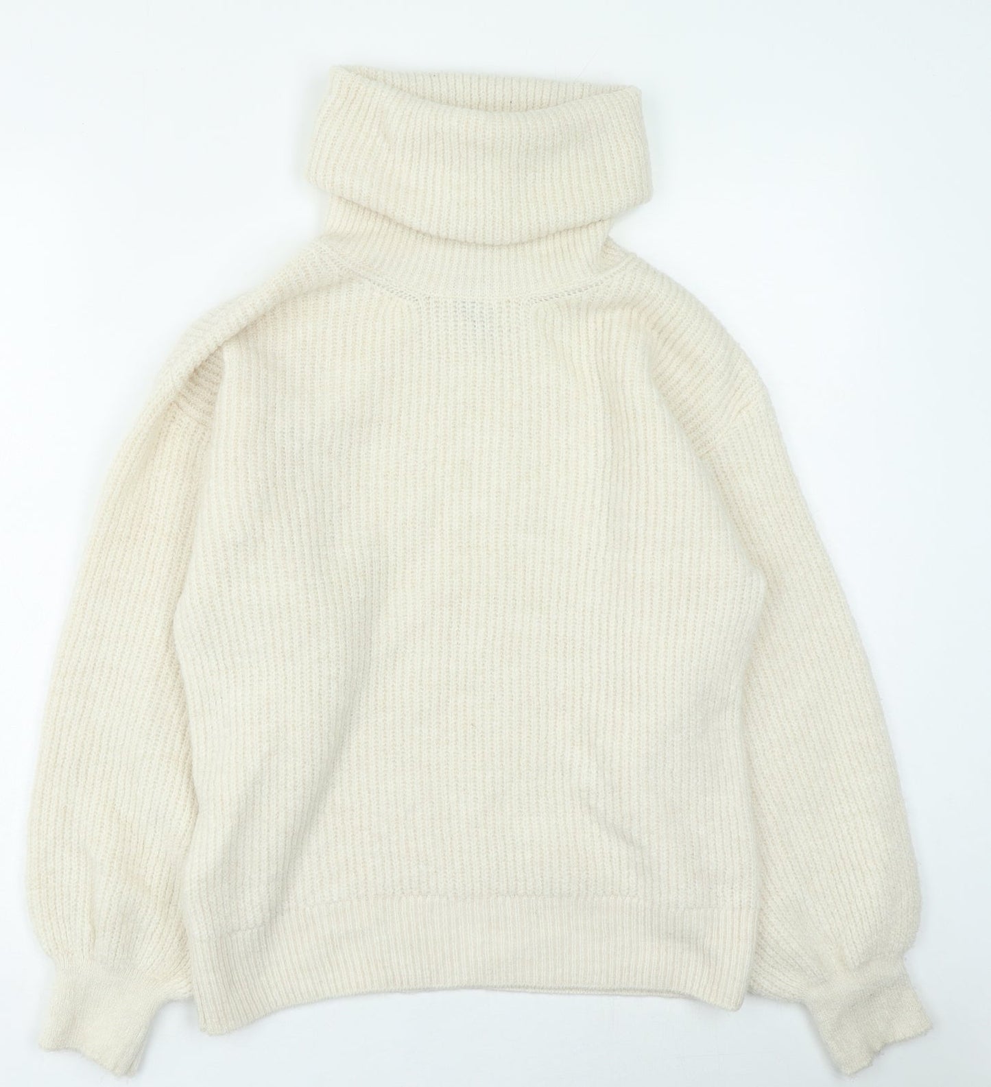 Womens UK Size S Gallery Beige Shrug Jumper