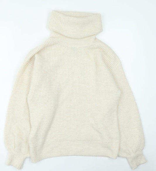 Womens UK Size S Gallery Beige Shrug Jumper