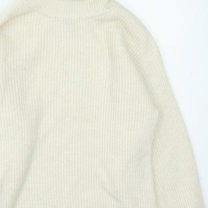 Womens UK Size S Gallery Beige Shrug Jumper