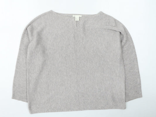 Womens UK Size S H&M Beige Pullover Jumper