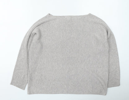 Womens UK Size S H&M Beige Pullover Jumper
