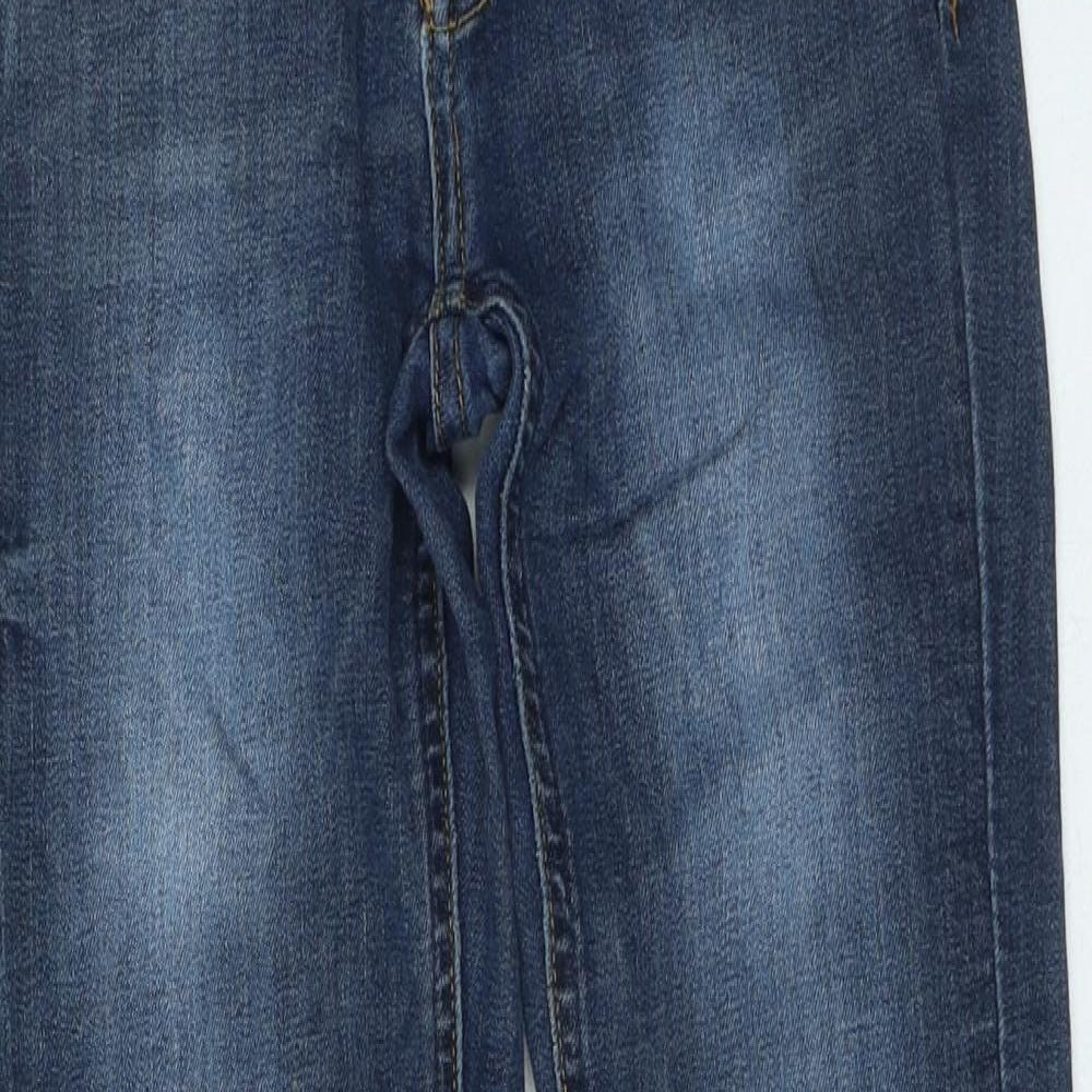 Womens UK Size 27 in H&M Regular Fit Skinny Blue Jeans