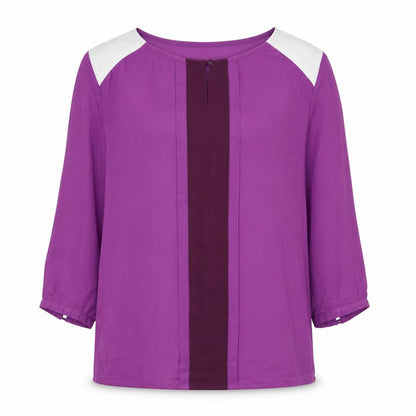 Womens UK Size 8 Mexx Purple Basic Blouse