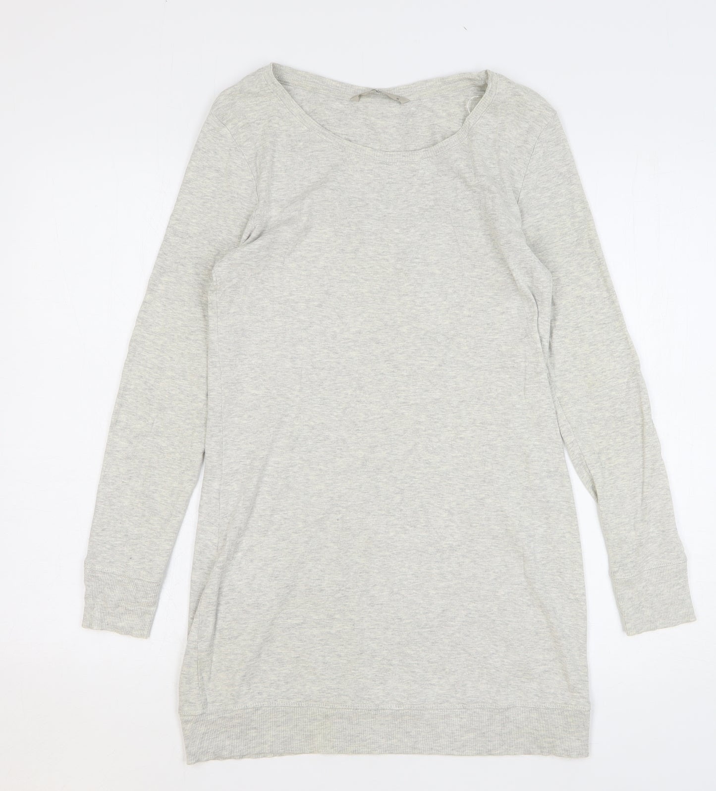 TU Womens Grey Cotton Pullover Sweatshirt Size 10 Pullover