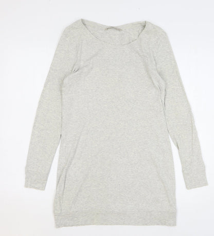 TU Womens Grey Cotton Pullover Sweatshirt Size 10 Pullover