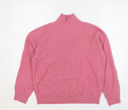 Womens UK Size S Marks and Spencer Pink Pullover Jumper