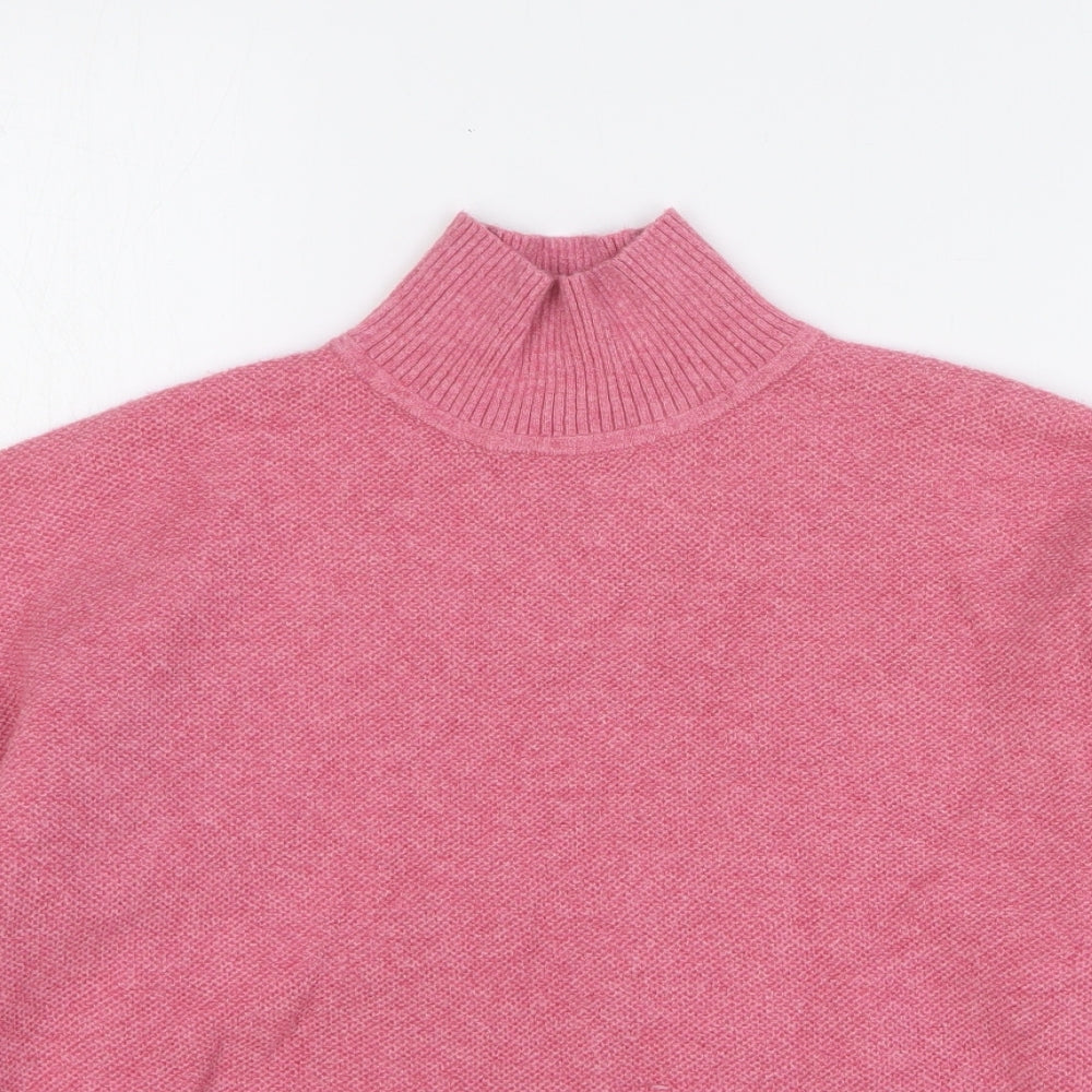 Womens UK Size S Marks and Spencer Pink Pullover Jumper