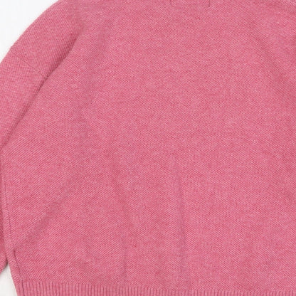 Womens UK Size S Marks and Spencer Pink Pullover Jumper