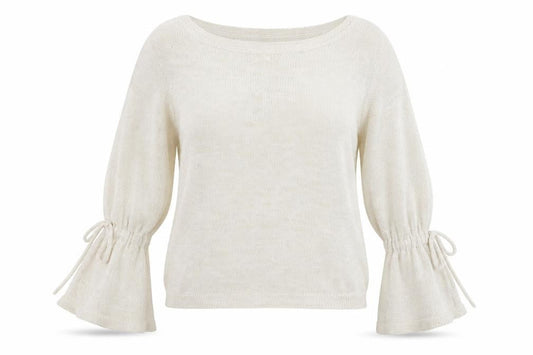 Womens UK Size L Papaya Beige Pullover Jumper