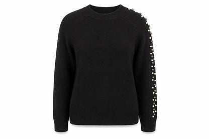 Womens UK Size 8 Papaya Black Pullover Jumper