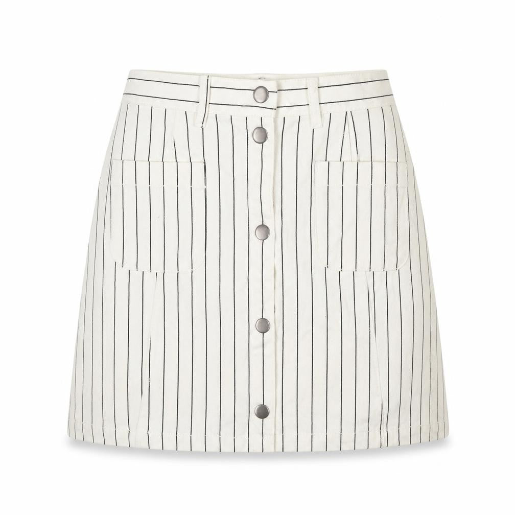 Womens UK Size 4 Monki Mini Denim Skirt