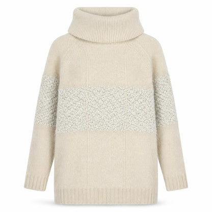 Womens UK Size M Tenki Beige Pullover Jumper