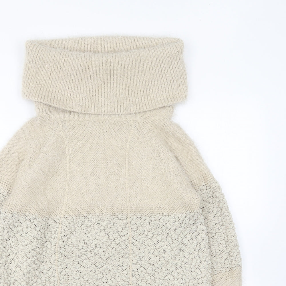 Womens UK Size M Tenki Beige Pullover Jumper