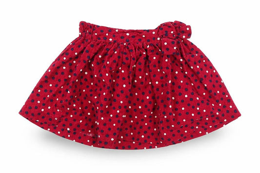 Bentton Bay Girls Pink Polka Dot Cotton Skater Skirt Size 0-3 Months Pull On