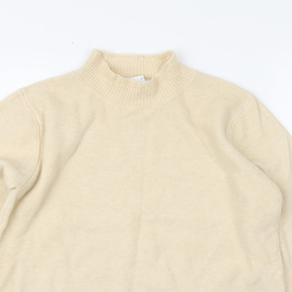 Womens UK Size L Zara Beige Pullover Jumper