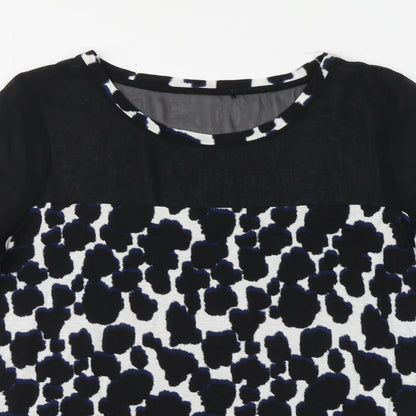 Womens UK Size 12 NEXT Black Basic T-Shirt