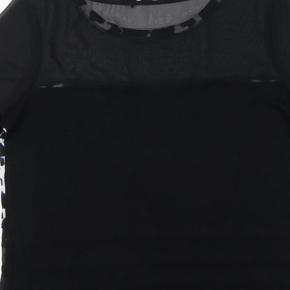 Womens UK Size 12 NEXT Black Basic T-Shirt