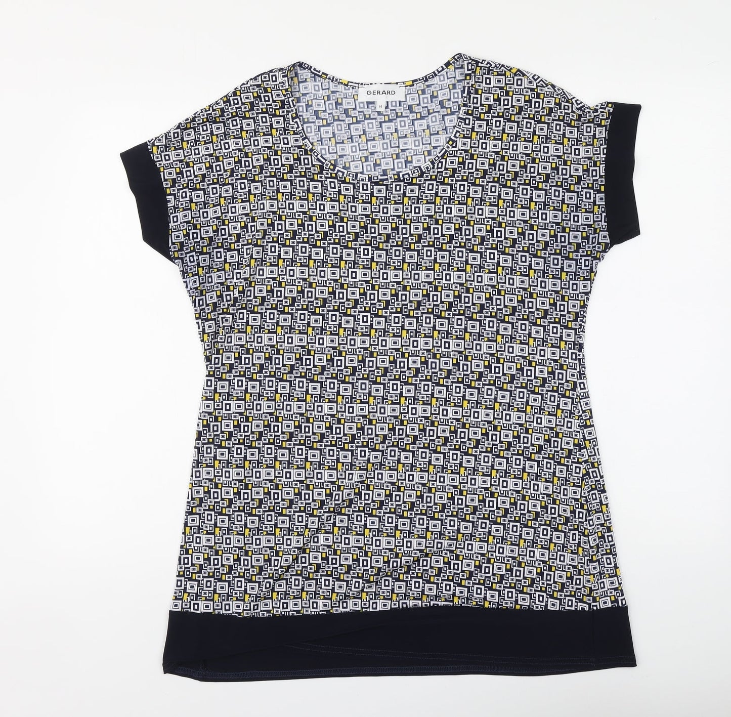 Womens UK Size 14 Gerard Blue Basic Blouse
