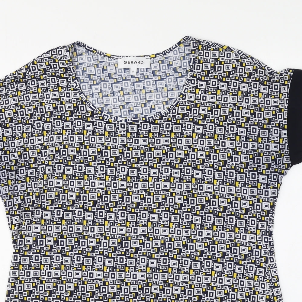 Womens UK Size 14 Gerard Blue Basic Blouse