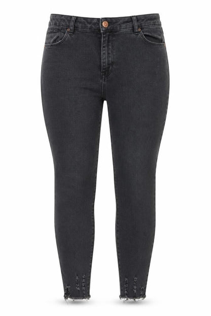 Womens UK Size 10 NEXT Regular Fit Skinny Grey Jeans
