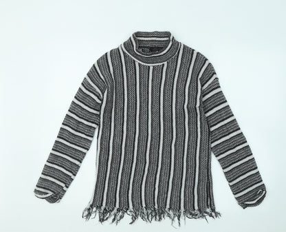 Womens UK Size 10 Topshop Black Pullover Jumper