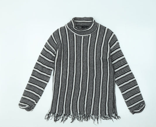 Womens UK Size 10 Topshop Black Pullover Jumper