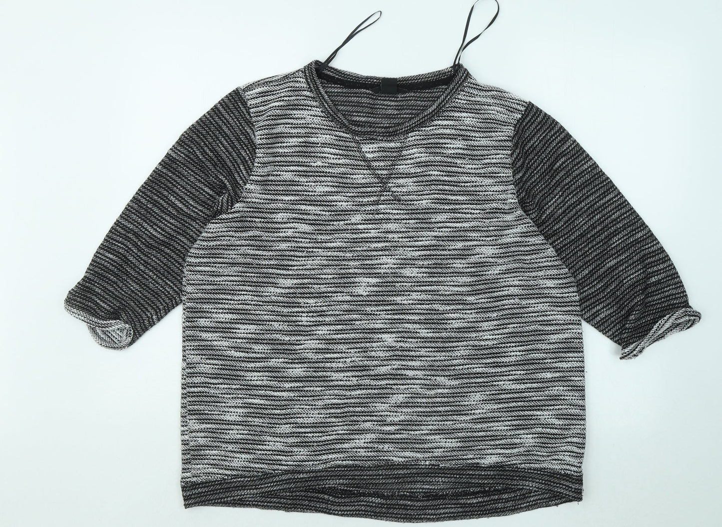 Womens UK Size L H&M Grey Pullover Jumper