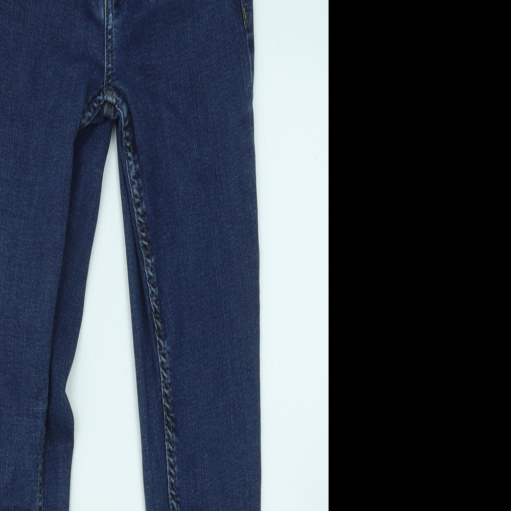 Womens UK Size 6 Diverse Regular Fit Skinny Blue Jeans