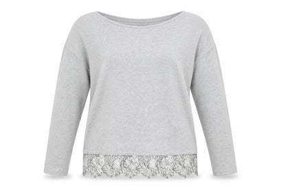 Womens UK Size 8 F&F Grey Pullover Jumper