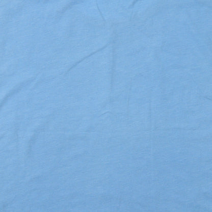 Womens UK Size 10 Marks and Spencer Blue Basic T-Shirt