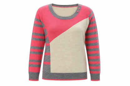 Womens UK Size L Per Una Multicoloured Pullover Jumper