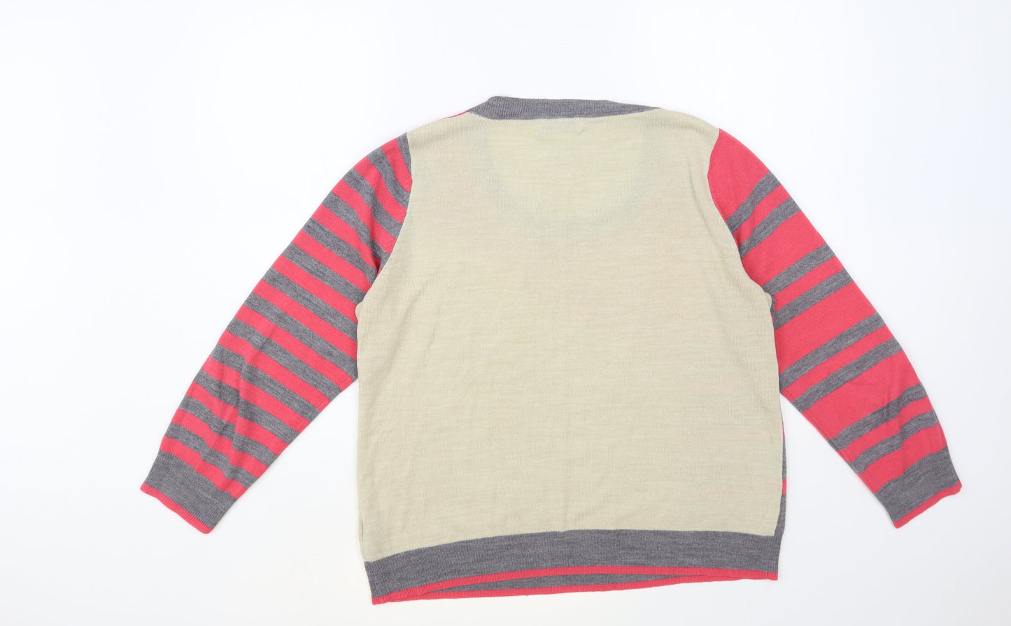 Womens UK Size L Per Una Multicoloured Pullover Jumper