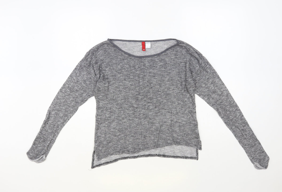 Womens UK Size S H&M Grey Pullover Jumper