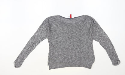 Womens UK Size S H&M Grey Pullover Jumper