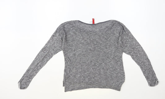 Womens UK Size S H&M Grey Pullover Jumper