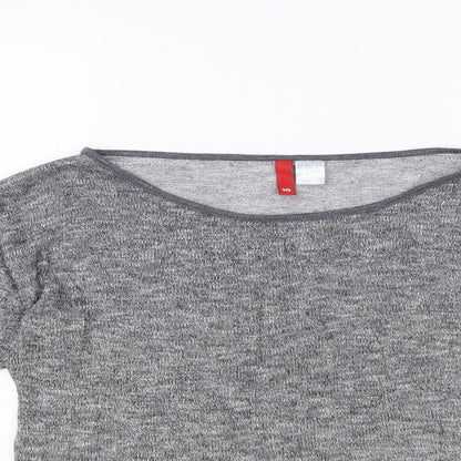 Womens UK Size S H&M Grey Pullover Jumper