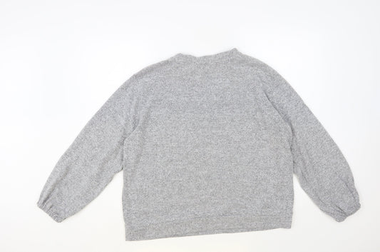 Womens UK Size 16 Dorothy Perkins Grey Pullover Jumper
